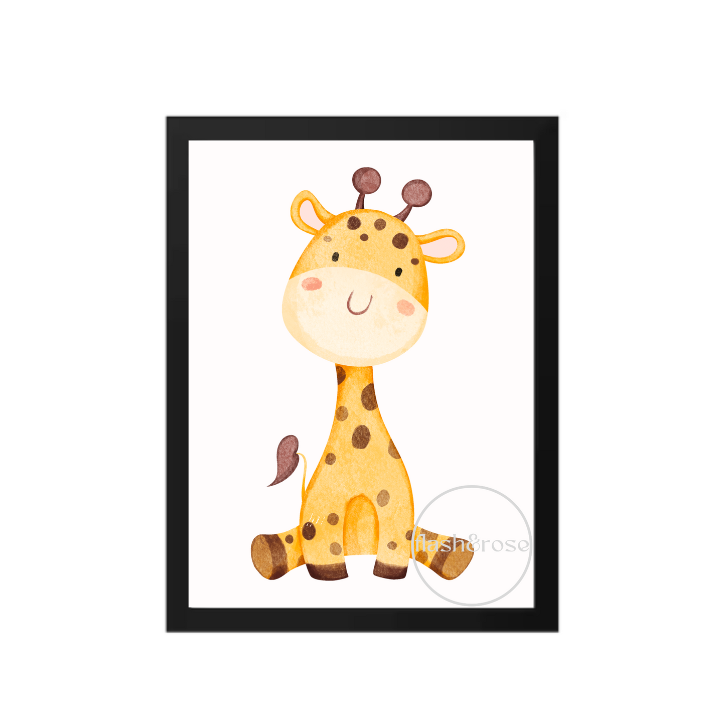 Watercolour Giraffe