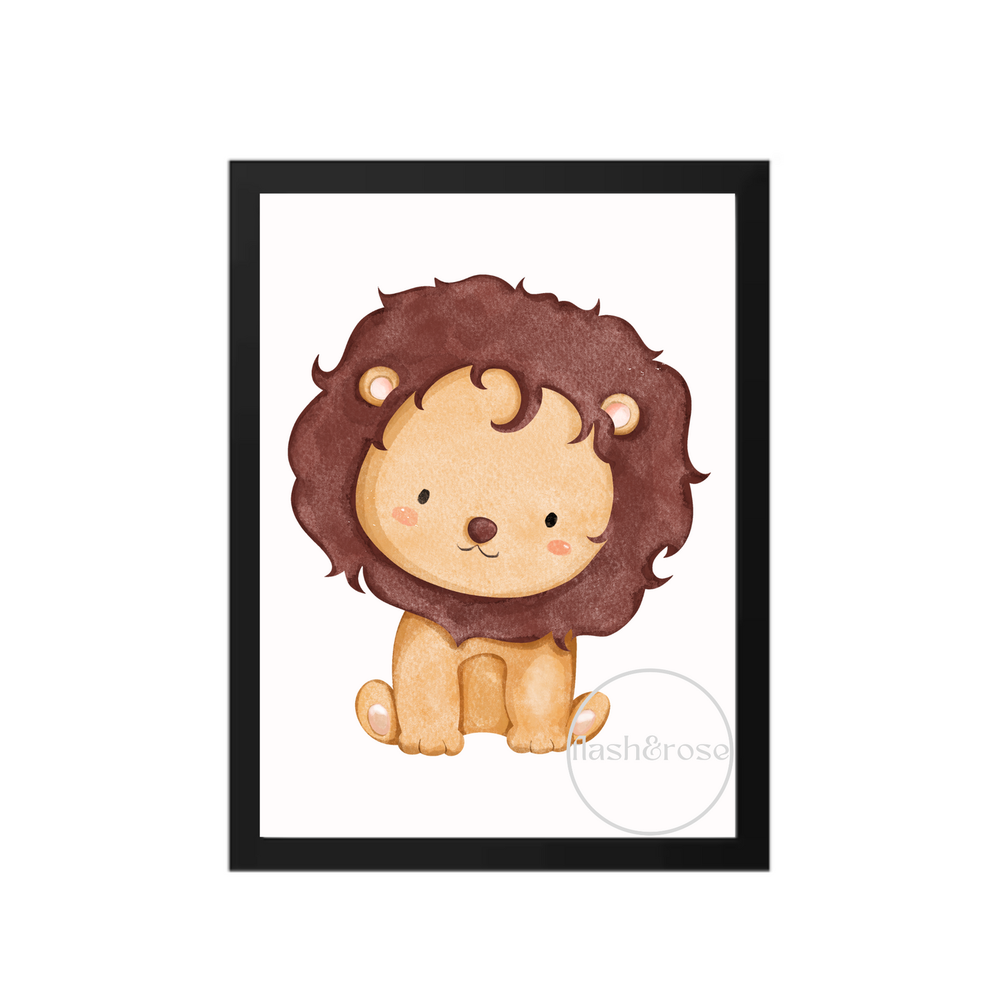 Watercolour Lion