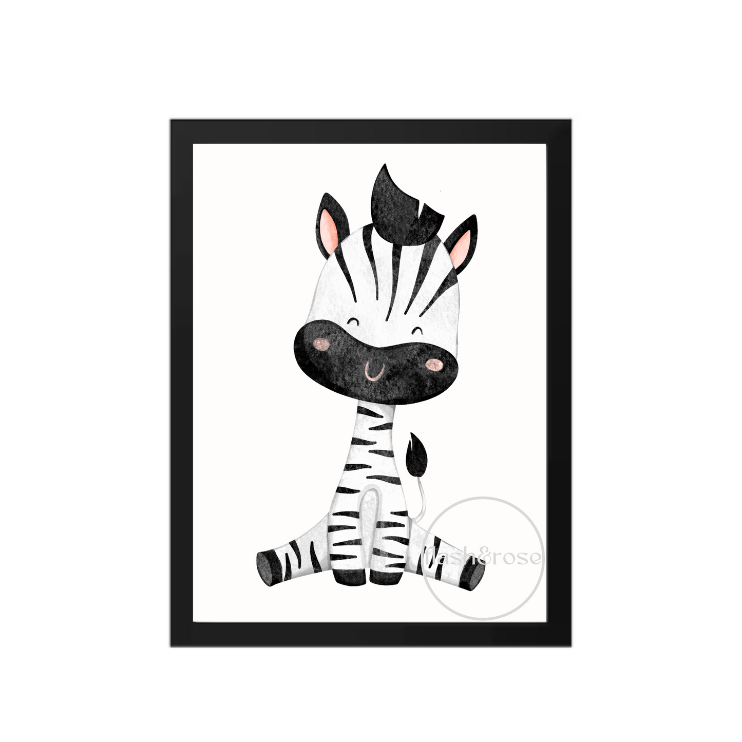 Watercolour Zebra