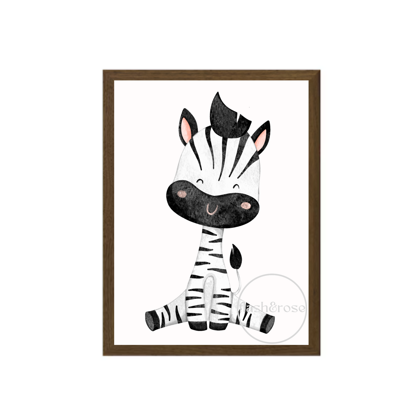 Watercolour Zebra