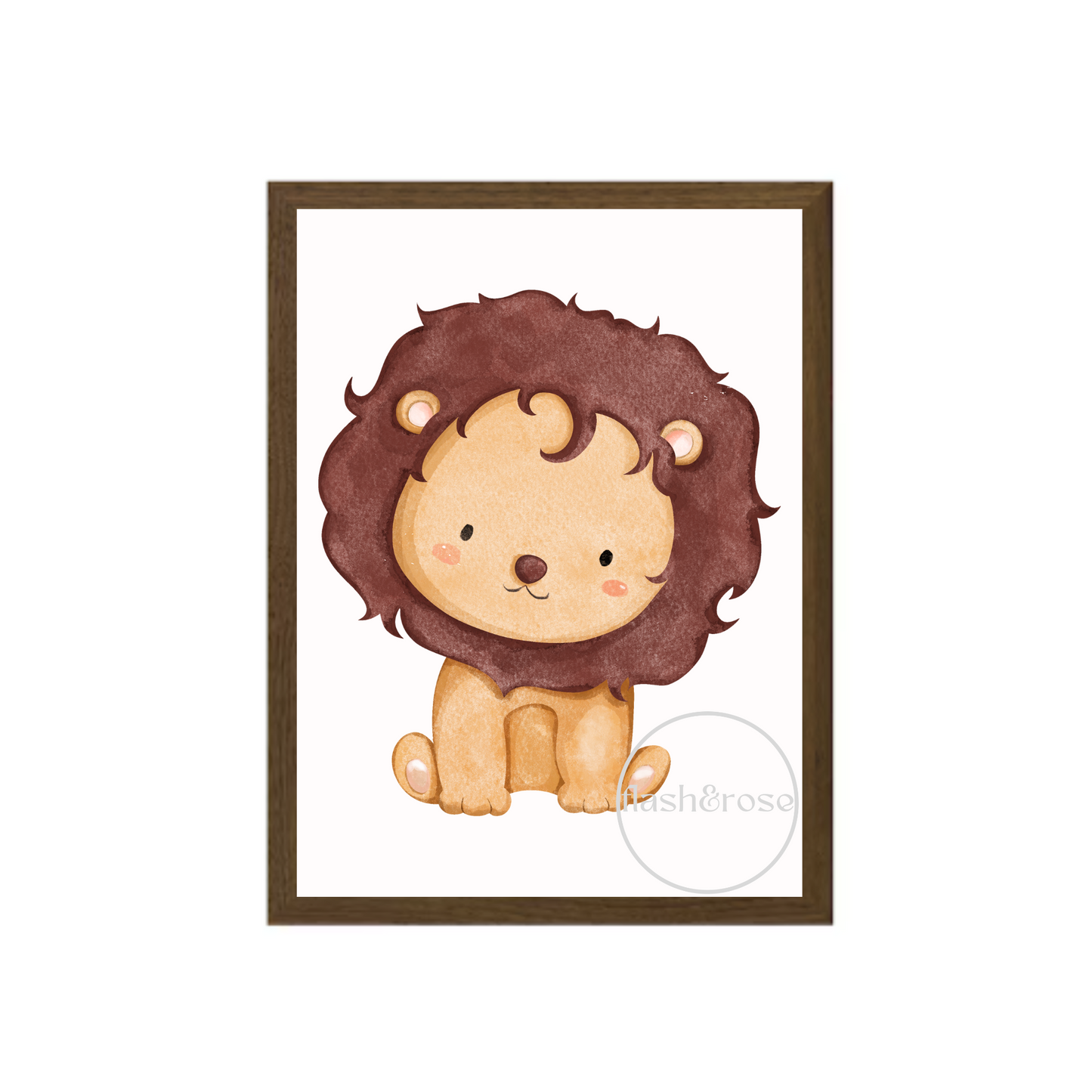 Watercolour Lion
