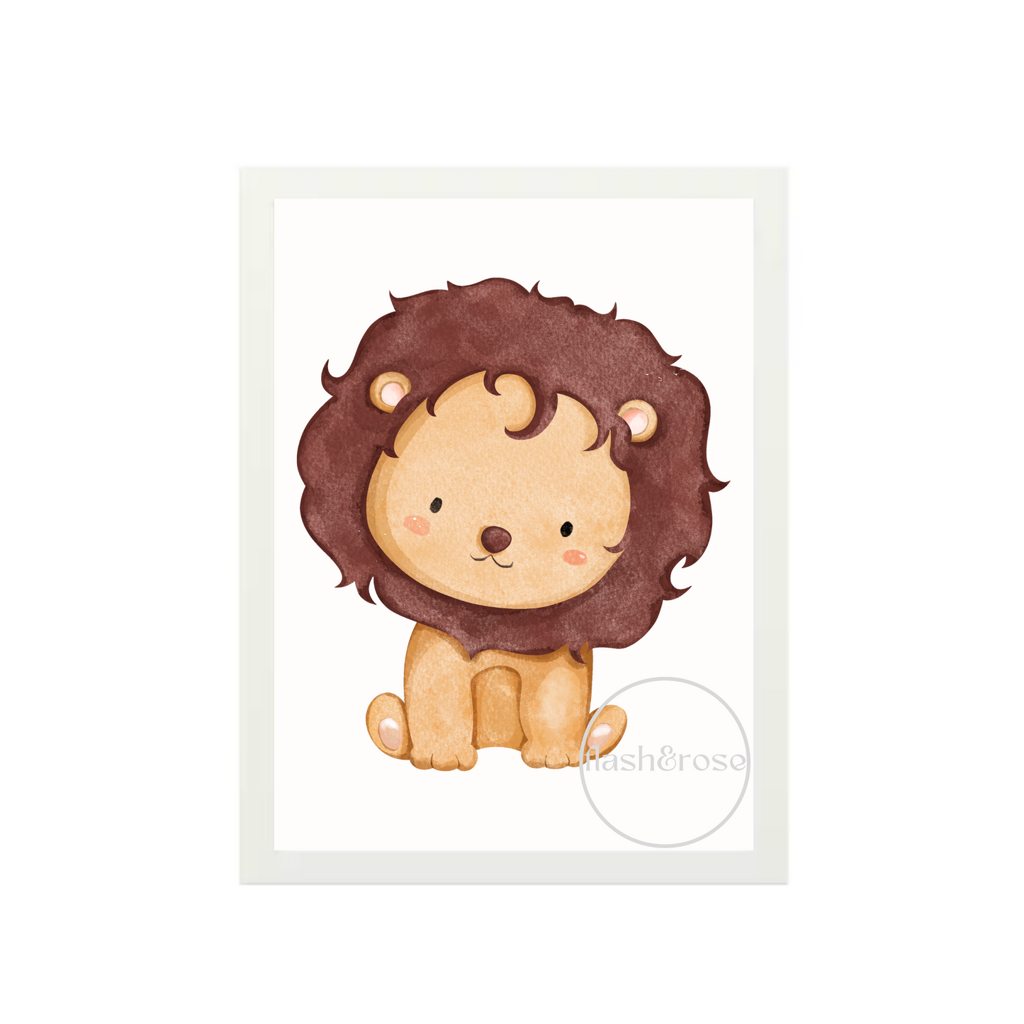 Watercolour Lion