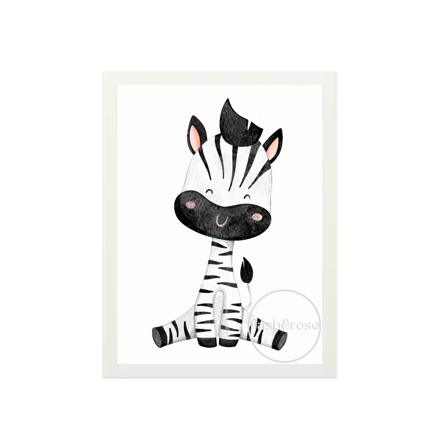Watercolour Zebra