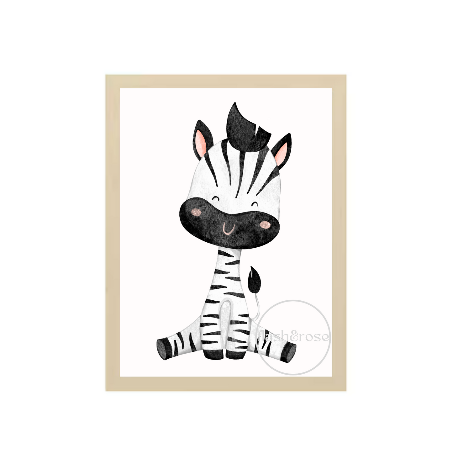 Watercolour Zebra